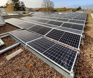 Les collèges équipés en centrales photovoltaïques